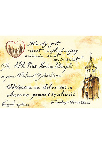 Podzękowanie